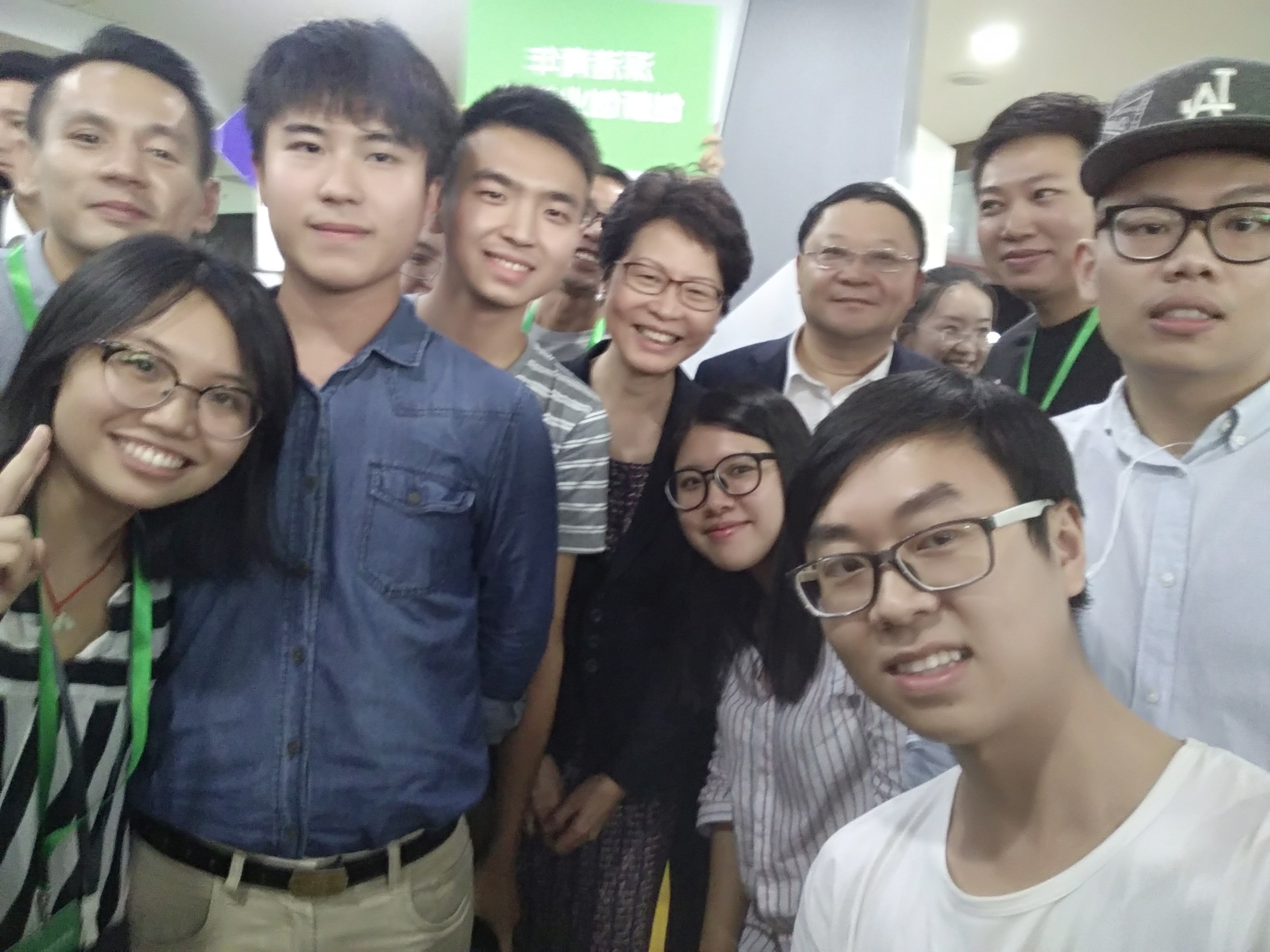 Photo with former Hong Kong Chief Executive, Mrs. Carrie Lam